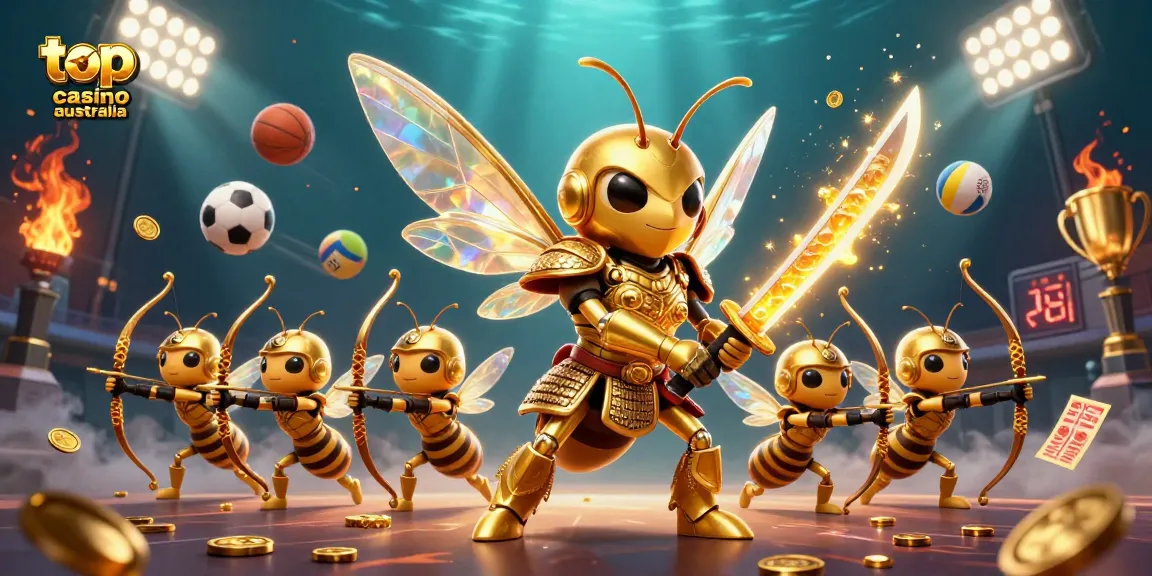 Experience top online casino Australia with vibrant 3D characters at the gaming center.