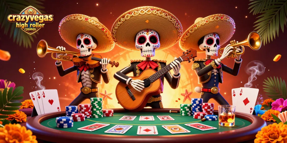 Experience the thrill of crazyvegas high roller casinos with a vibrant mariachi scene.