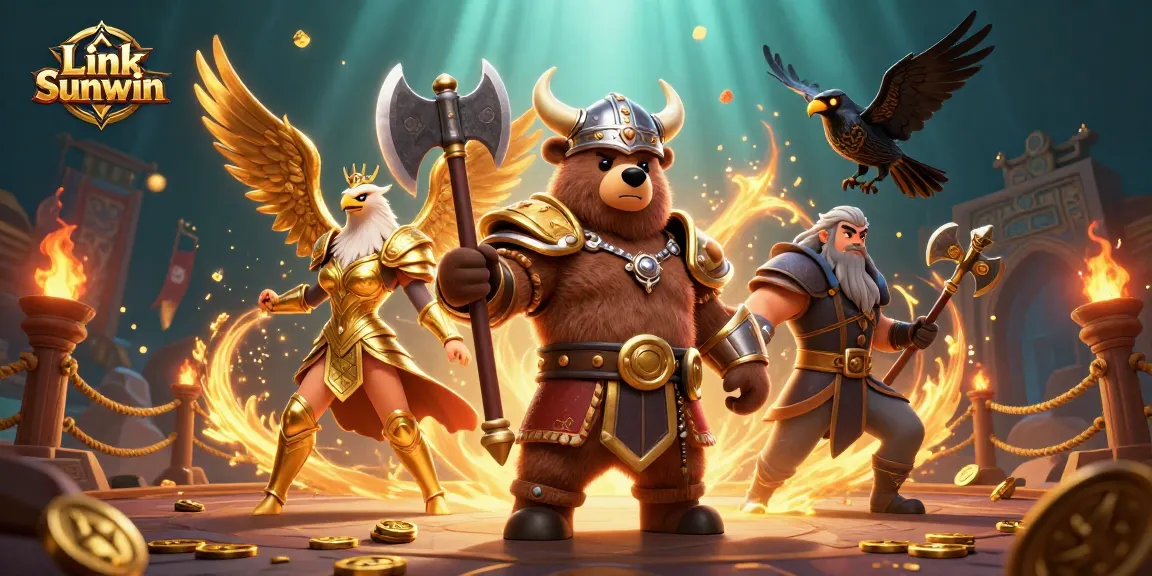 Engage with thrills at Link Sunwin, where Viking bears and Valkyries meet a vibrant, dynamic casino.